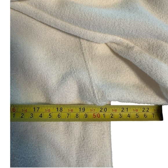 Disney World 1971 Mickey White Fleece Quarter Zip Pullover USA M Vintage 01 Y2K - Picture 4 of 16